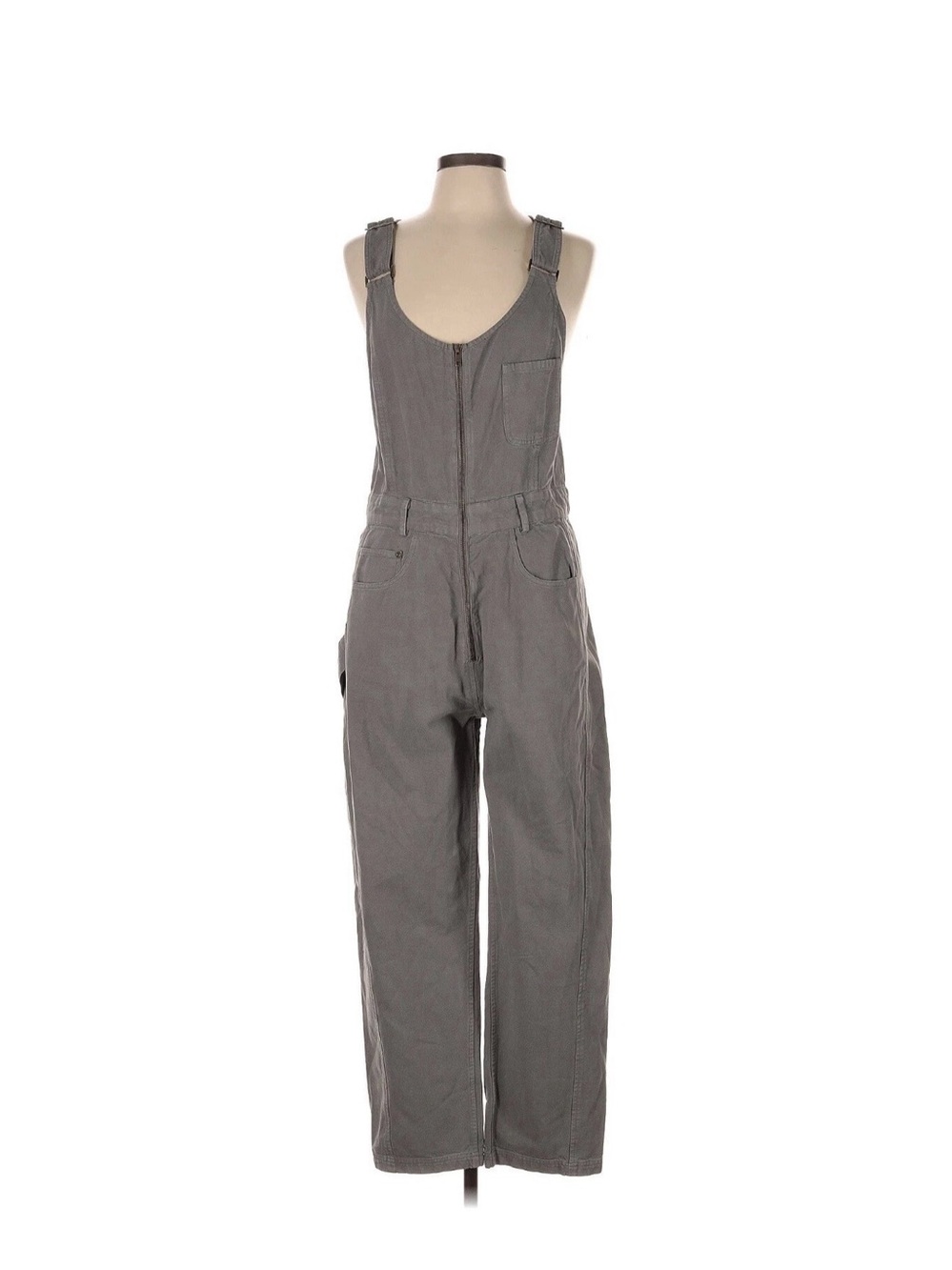 MATE the Label 100% Organic Cotton Brown Overalls Pants Women’s Size Large